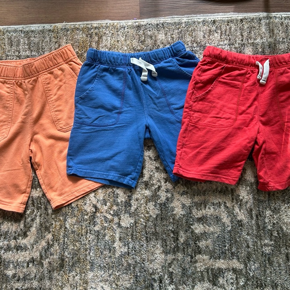 Carter's Kids Shorts Trio - Orange, Blue, Red